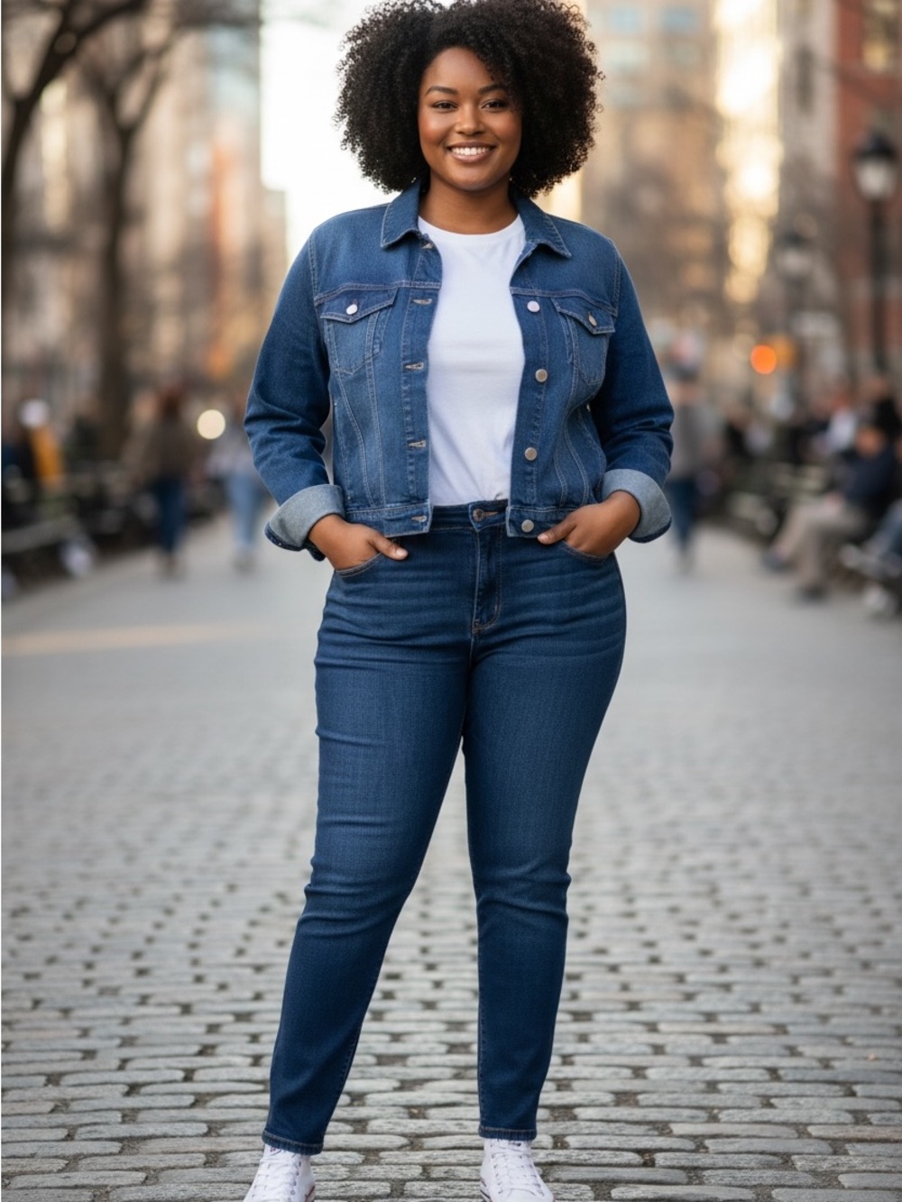REITMANS plus size jean jacket 2 pockets size 2X